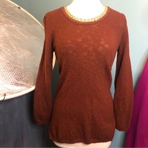 INC concepts tunic sweater chain neckline NWT size small